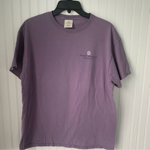 Simply Southern (Large) “Taco Life” Purple Short Sleeve T-Shirt - Picture 5 of 5